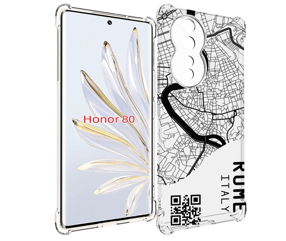 

Чехол MyPads схема-рим для Honor 80, Прозрачный, Tocco