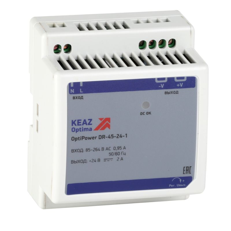 

Блок питания OptiPower DR-45-24-1 КЭАЗ 284545