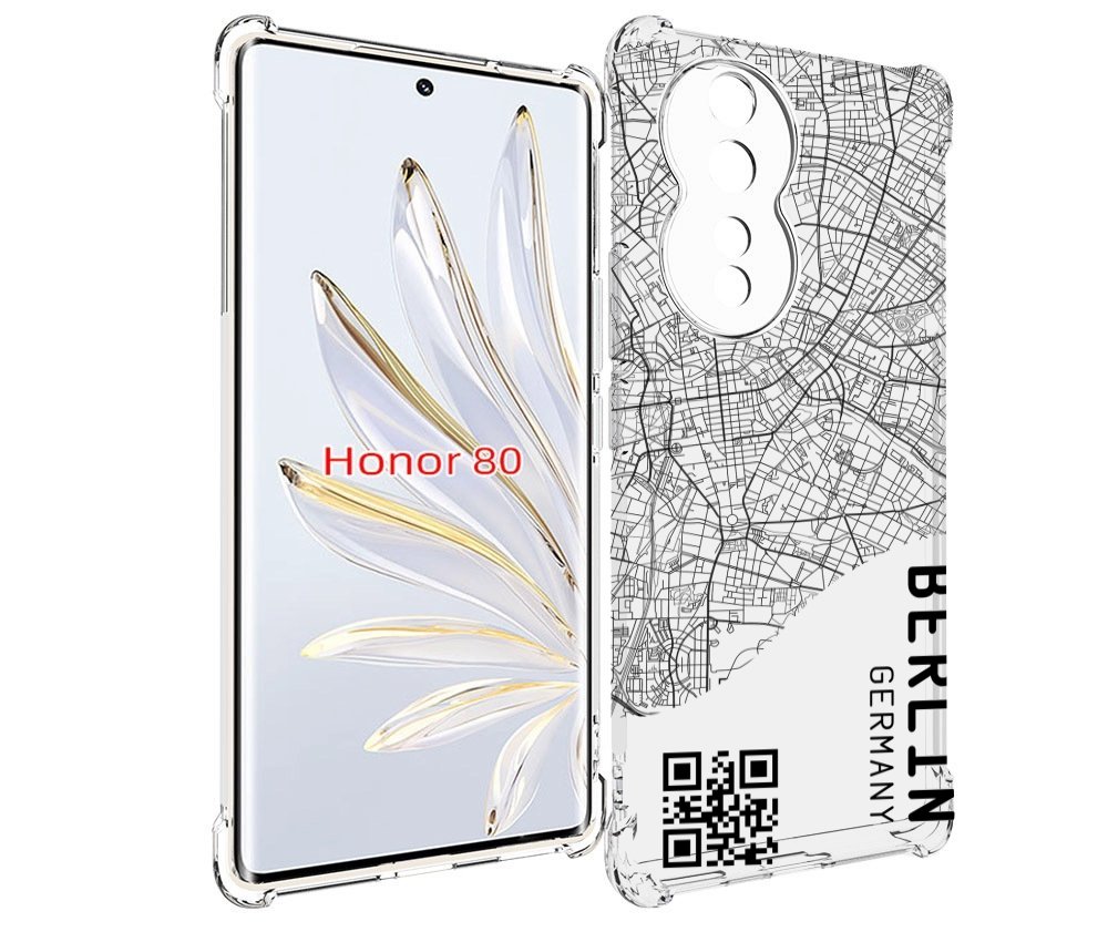 

Чехол MyPads схема-берлин для Honor 80, Прозрачный, Tocco