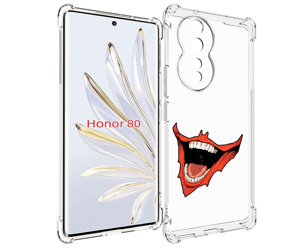 

Чехол MyPads страшная-улыбка для Honor 80, Прозрачный, Tocco