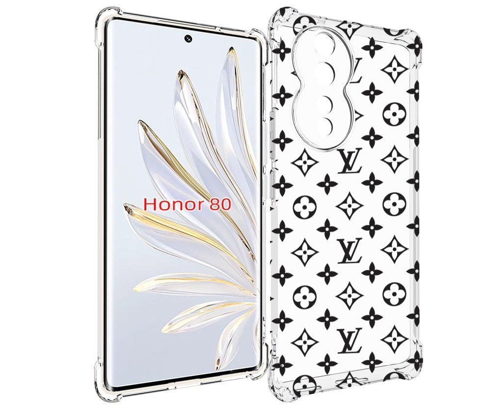 

Чехол MyPads стильный-принт-на для Honor 80, Прозрачный, Tocco