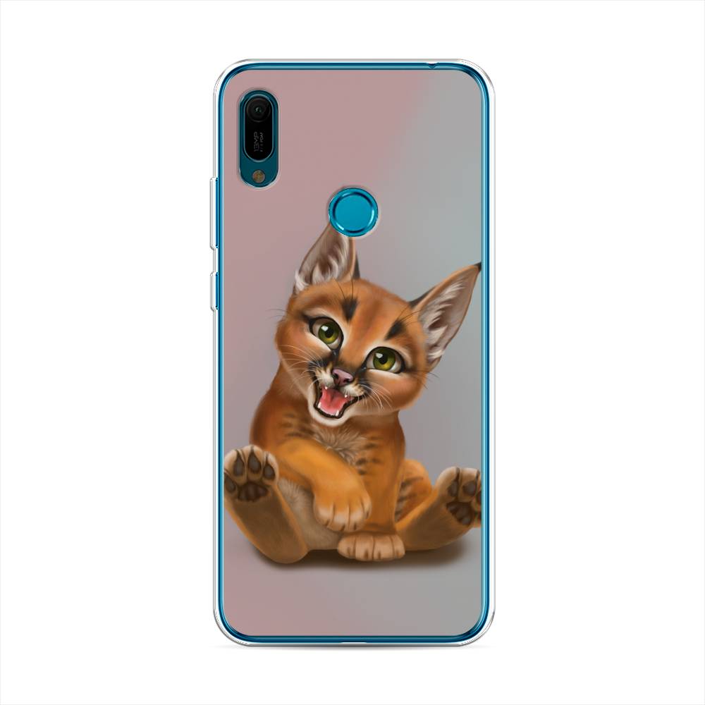 

Чехол Awog на Huawei Y6 2019 "Малыш рыси", Оранжевый;серый, 68650-1