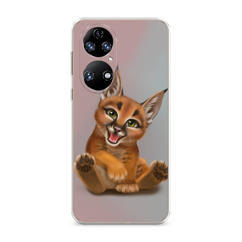 фото Чехол awog "малыш рыси" для huawei p50