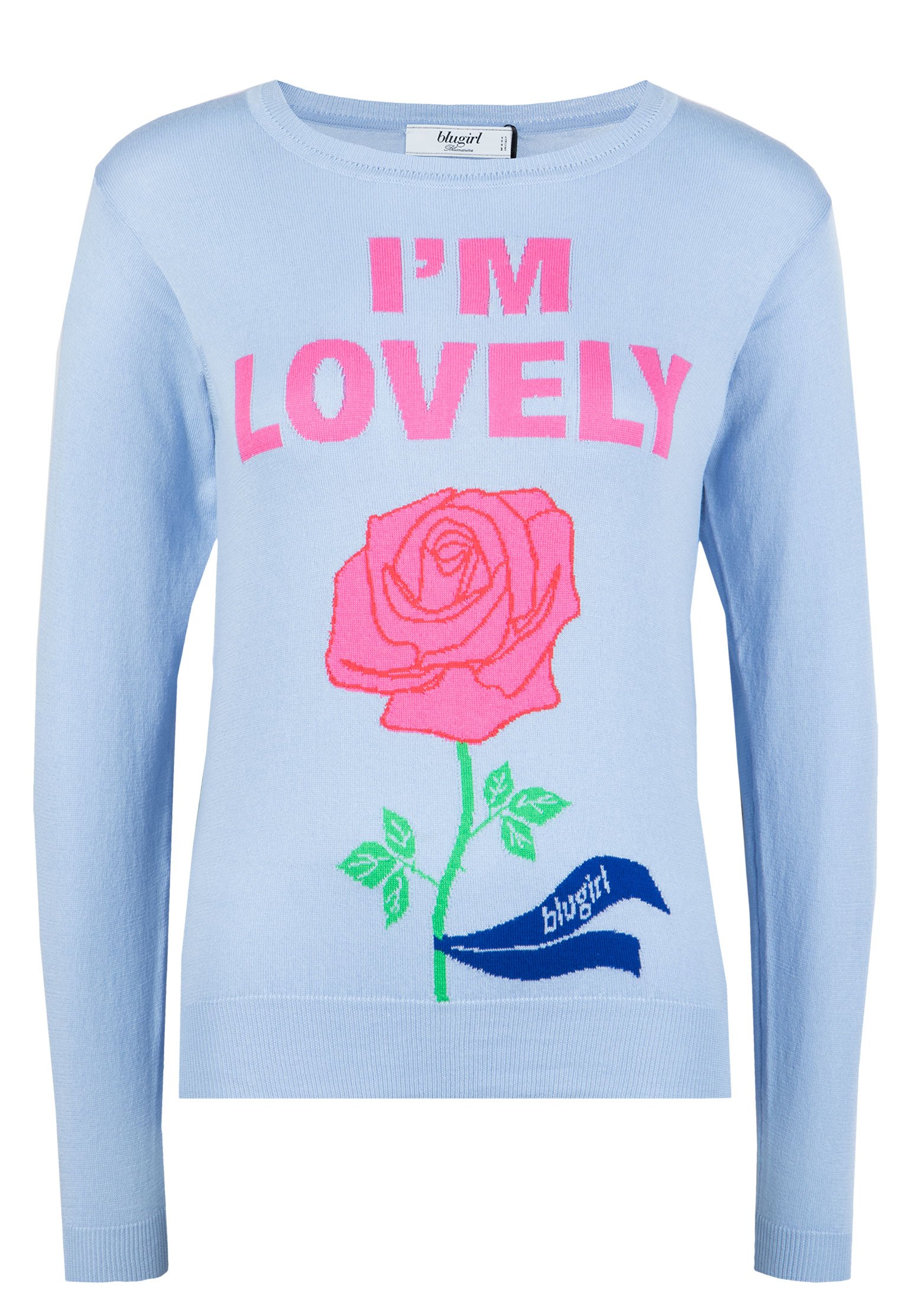 

Джемпер женский Blugirl 104787 голубой 38 IT, 104787