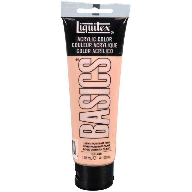 

Краска акриловая художественная Liquitex Basics, 118мл, туба, 810 розовый светлый (арт. 31