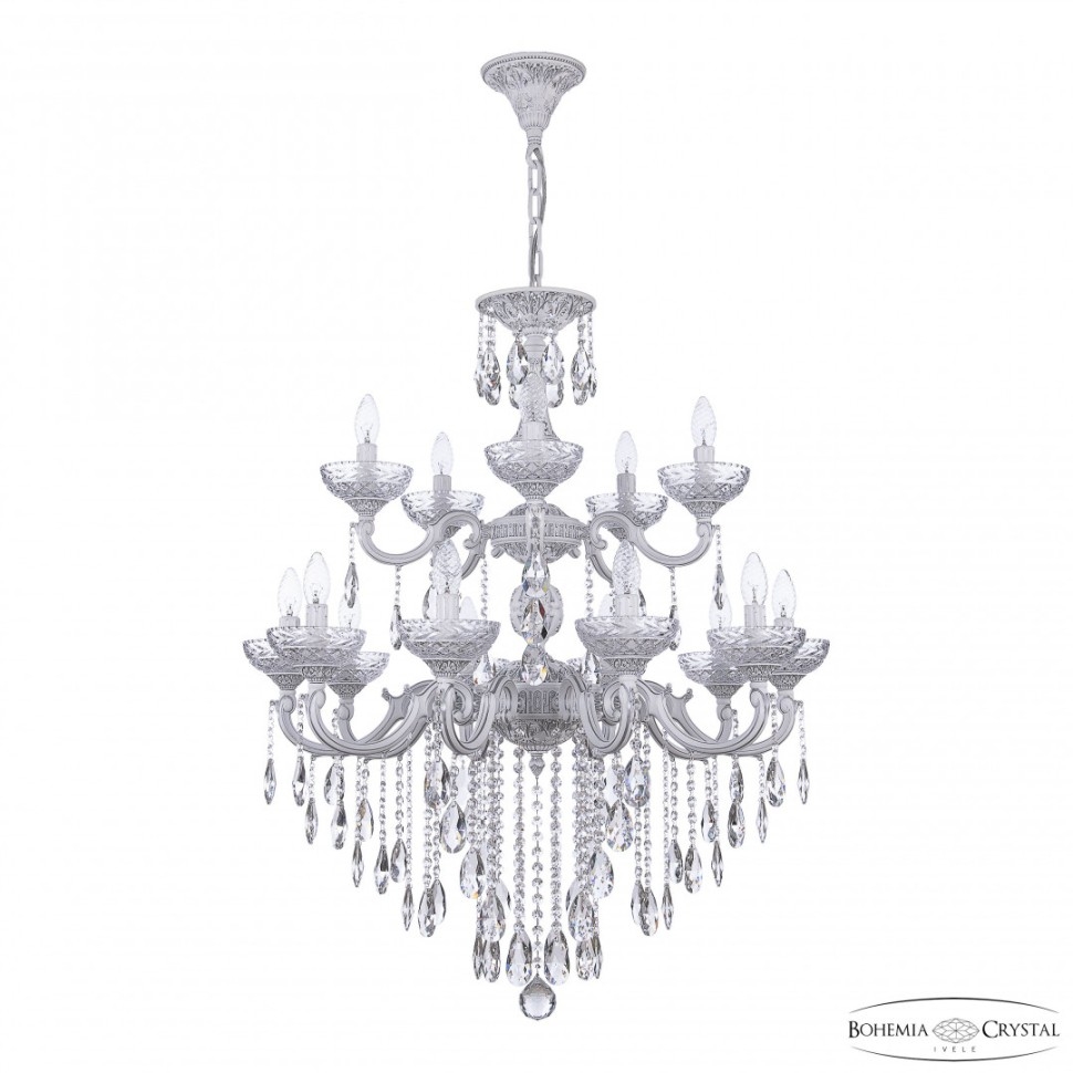 

Подвесная люстра Bohemia Ivele Crystal AL7801 AL78101/10+5/250/2D B WMN P Clear/M-1F
