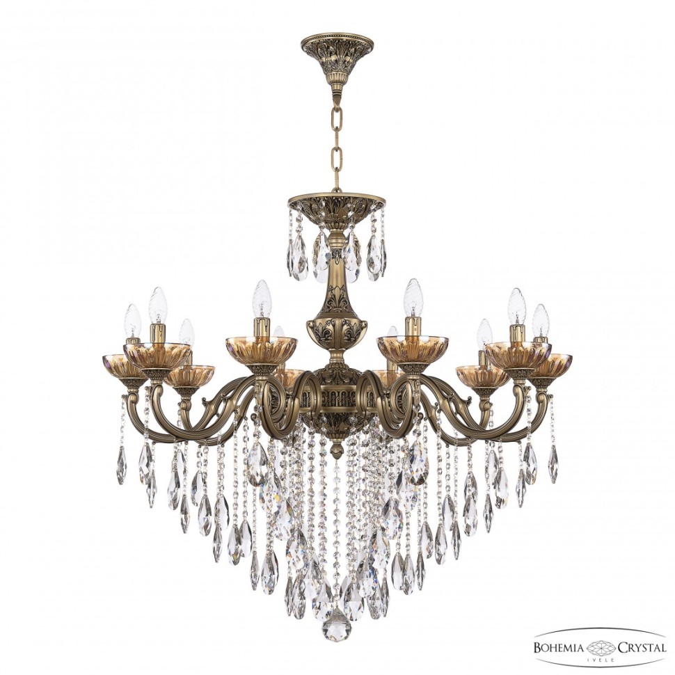 

Подвесная люстра Bohemia Ivele Crystal AL7801 AL78101/10/300 B AGB P Shampan/M-1H