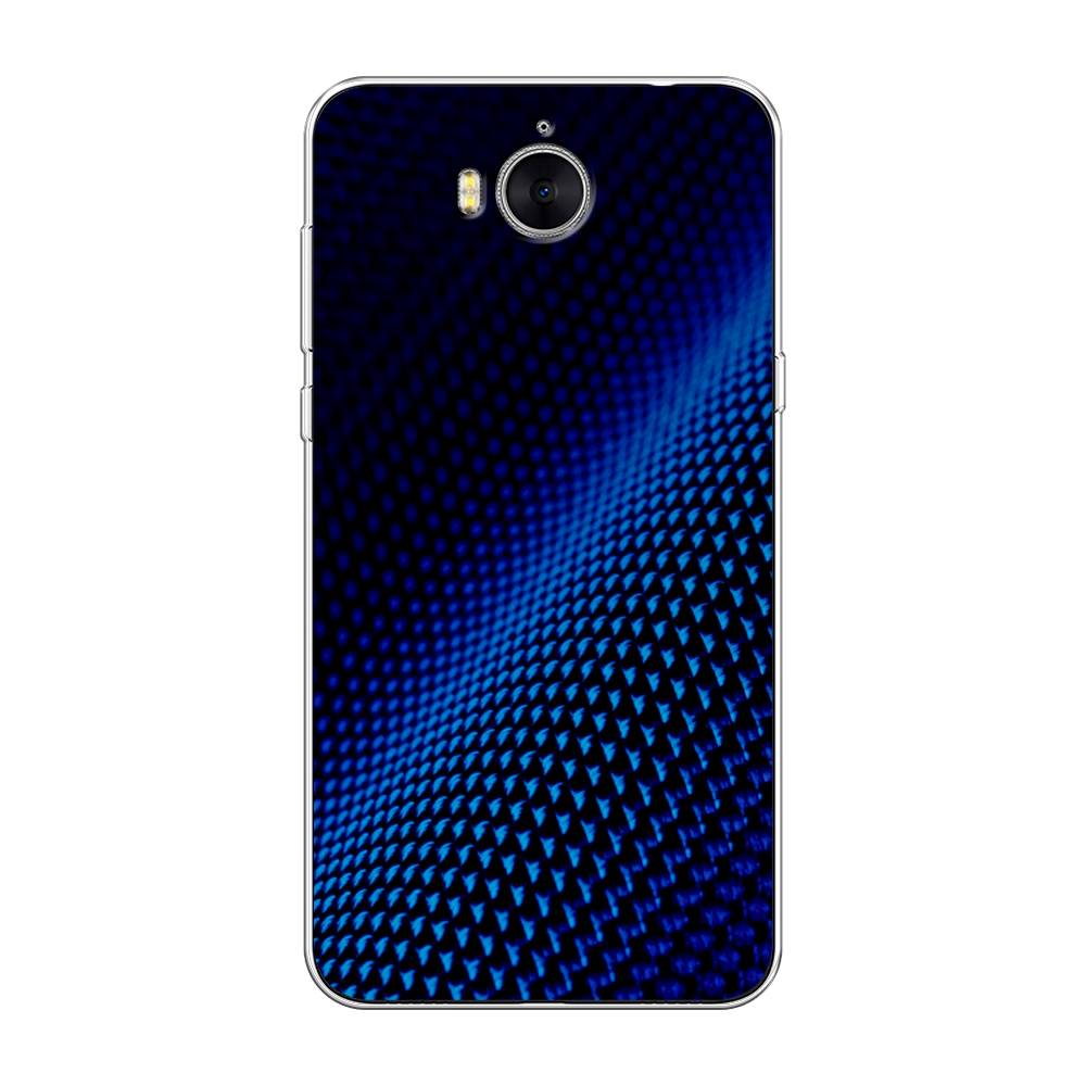 

Чехол Awog на Huawei Y5 2017 "Синий карбон", Разноцветный, 62550-3