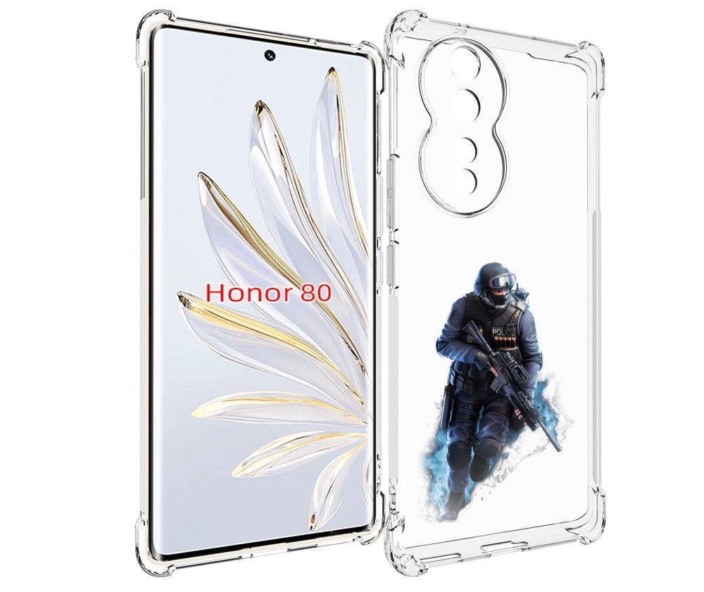 

Чехол MyPads спецназ-ксго для Honor 80, Прозрачный, Tocco