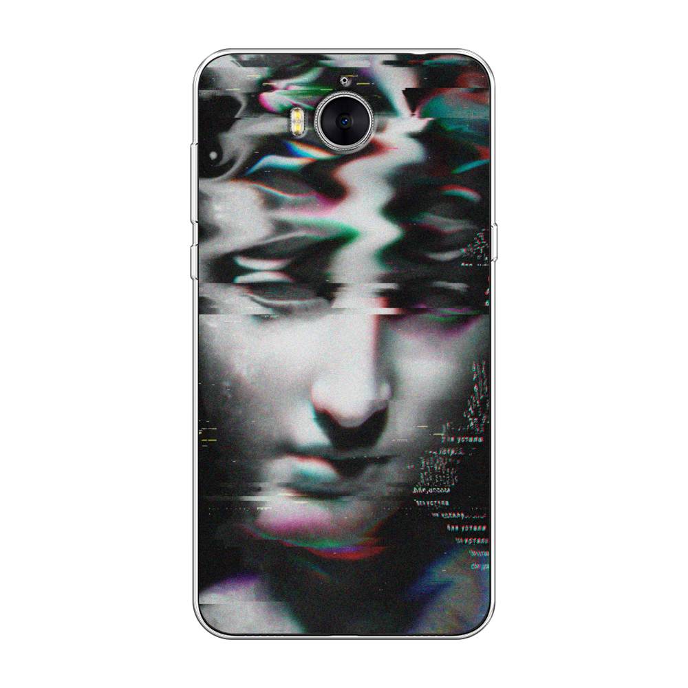 

Чехол Awog на Huawei Y5 2017 "Glitch Art", Разноцветный, 62550-9