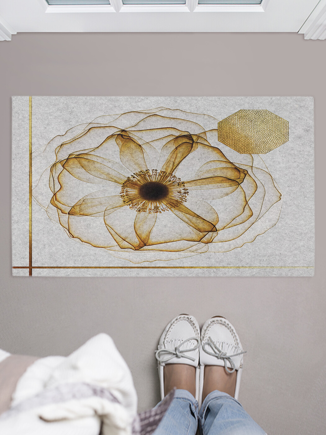 

Коврик придверный JoyArty Бутон пиона, door_sd2802