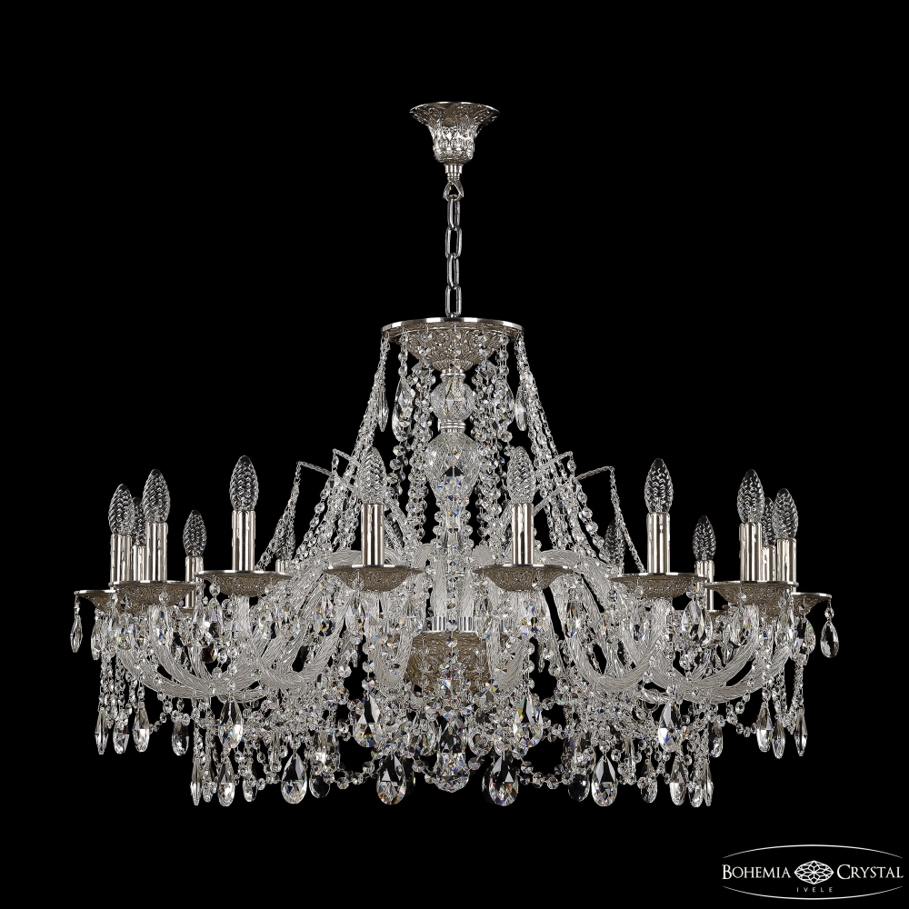 

Подвесная люстра Bohemia Ivele Crystal 1611 16211/16/360 Ni