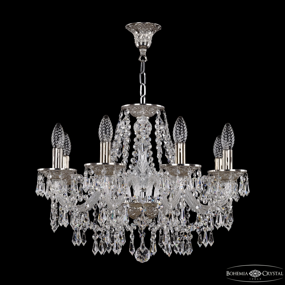 

Подвесная люстра Bohemia Ivele Crystal 1603 16203/8/195 Ni