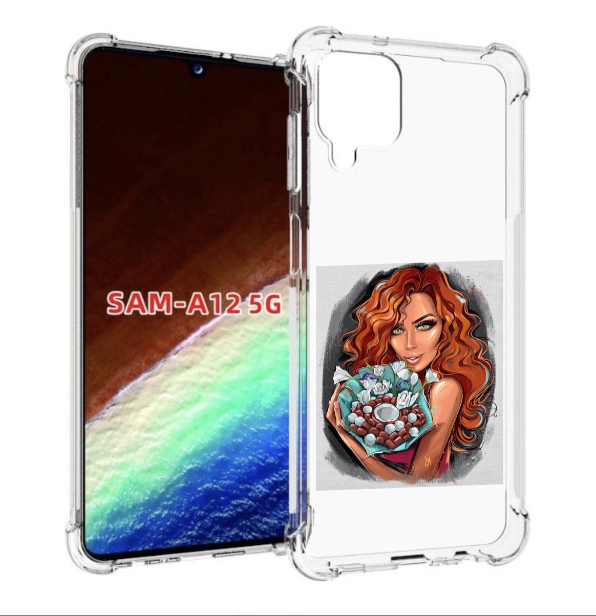 

Чехол MyPads девушка-с-кокосовым-букетом женский для Samsung Galaxy A12 (SM-A125F) 20, Прозрачный, Tocco