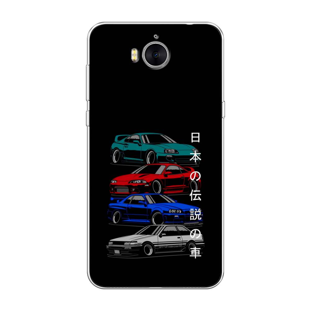 

Чехол Awog на Huawei Y5 2017 "JDM Legend cars", Разноцветный, 62550-5