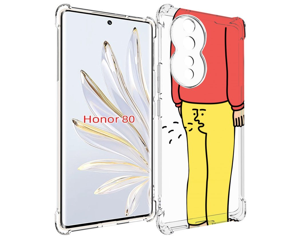 

Чехол MyPads смешной-мужчина для Honor 80, Прозрачный, Tocco