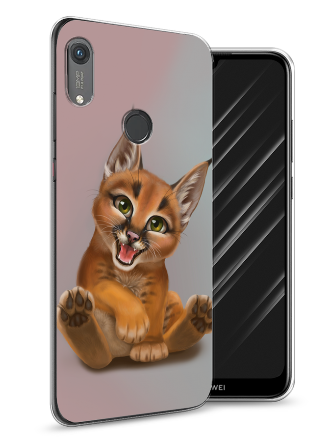 

Чехол Awog на Honor 8A (8A Pro/Prime) "Малыш рыси", Оранжевый;серый, 68750-1