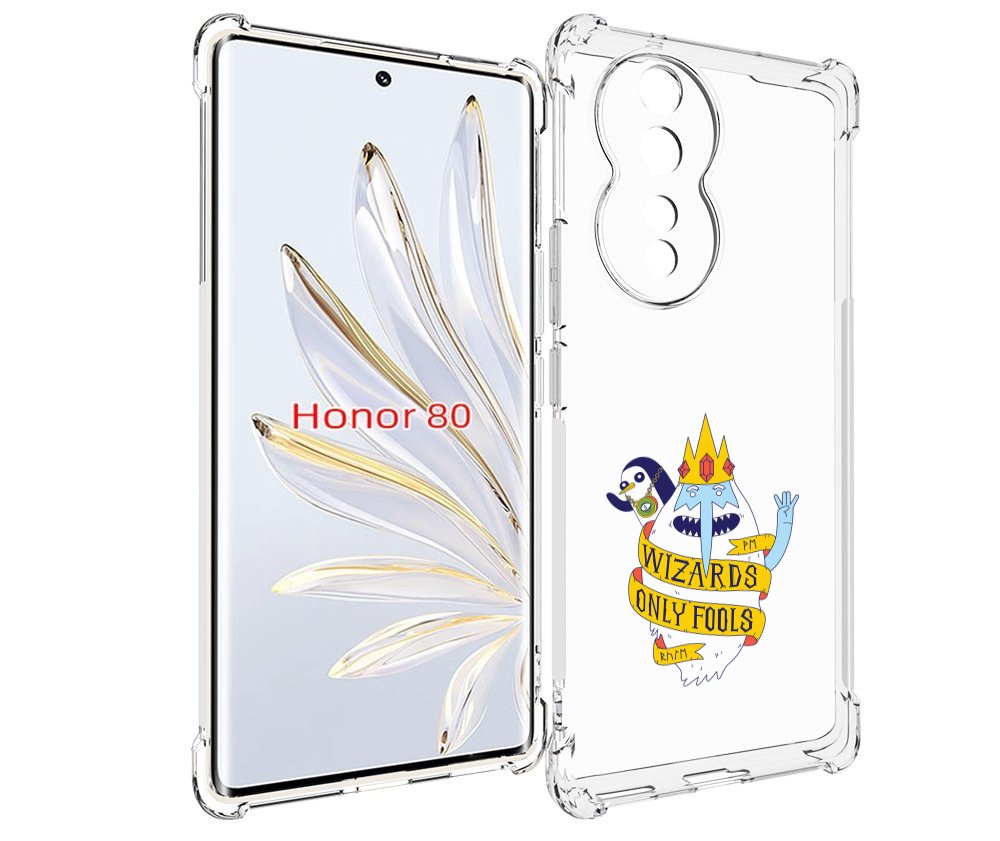 

Чехол MyPads время приключений снежный король для Honor 80, Прозрачный, Tocco