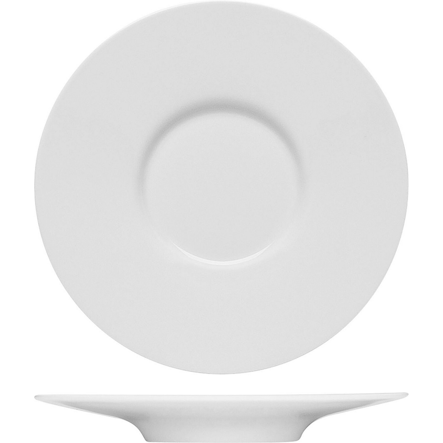 

Блюдце Bauscher Пьюрити 160х160х20мм, фарфор, белый