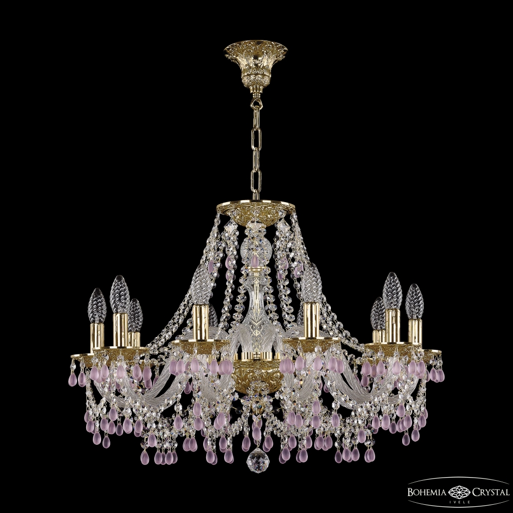 

Люстра подвесная Bohemia Ivele Crystal 16210/10/240 G V7010