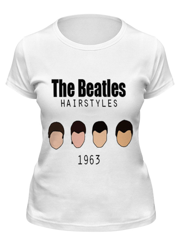 

Футболка женская Printio The beatles 1963 белая 2XL, Белый, The beatles 1963