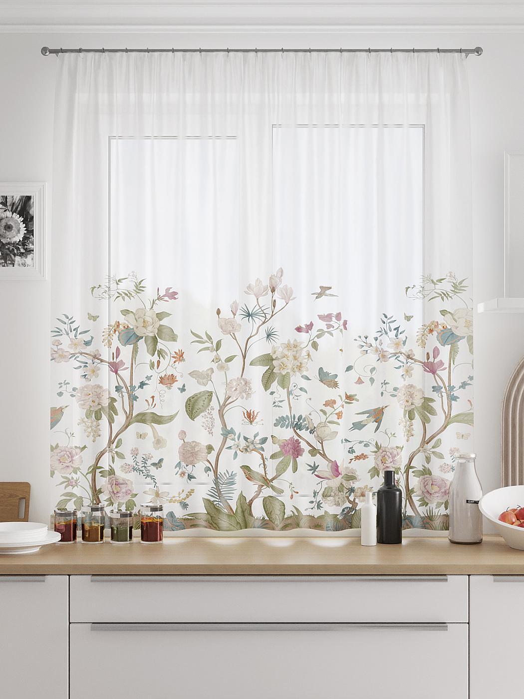 

Комплекты штор AT HOME Феронти высота 180 см, ширина 150 см, Бежевый, 519030