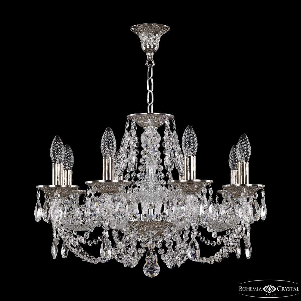

Люстра подвесная Bohemia Ivele Crystal 16206/8/195 Ni