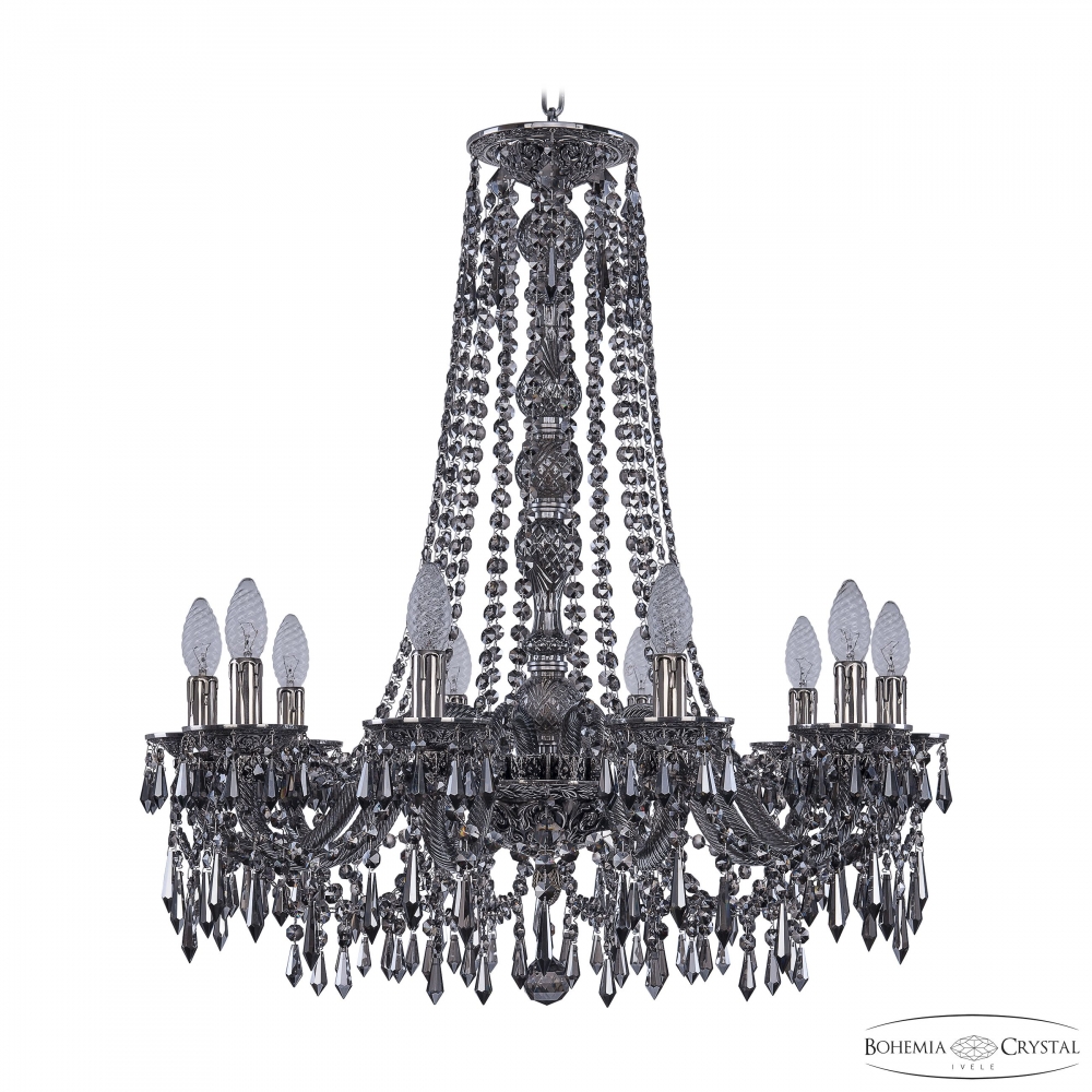 

Люстра подвесная Bohemia Ivele Crystal 16103/10/240/h-75 Ni M781