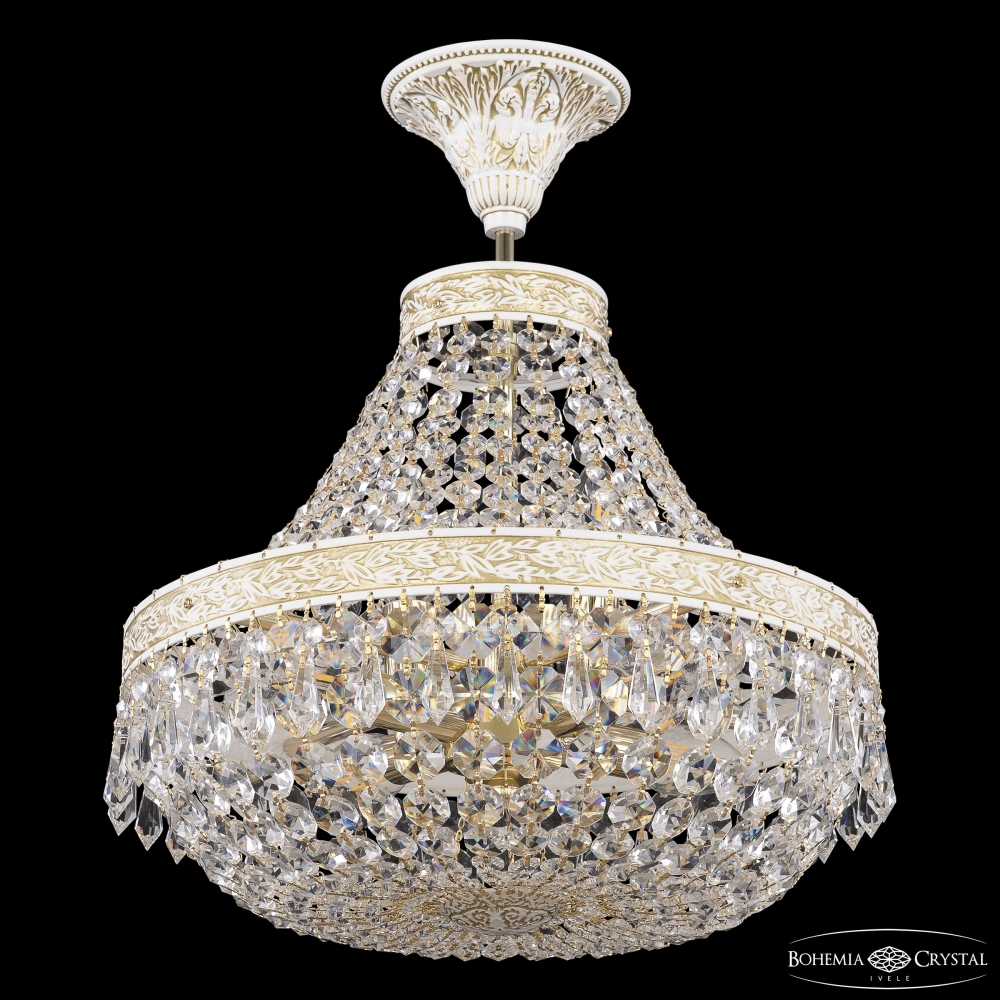 

Люстра на штанге Bohemia Ivele Crystal AL19011/H1/35OL WMG