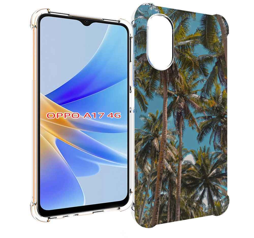

Чехол MyPads летние пальмы для OPPO A17, Прозрачный, Tocco