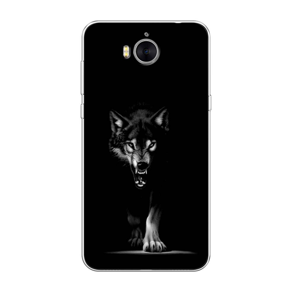 

Чехол Awog на Huawei Y5 2017 "Волк выходит из ночи", Разноцветный, 62550-1