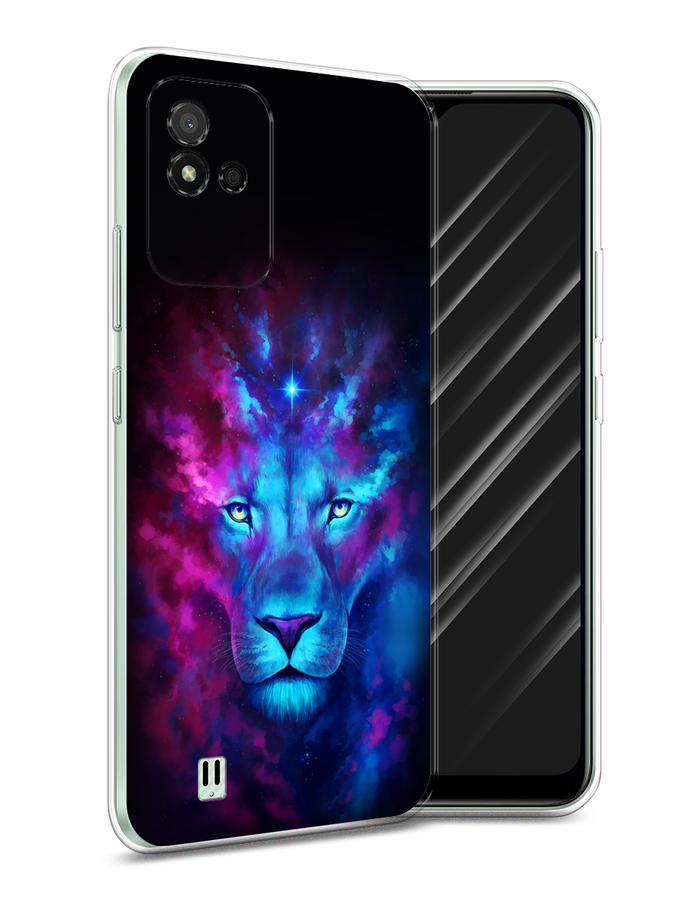 

Чехол Awog на Realme Narzo 50i "Космический лев", Разноцветный, 2510050-1