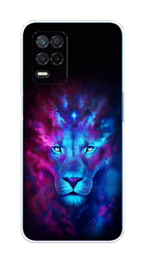 

Чехол Awog на Realme 8 5G/Narzo 30 5G "Космический лев", Разноцветный, 257150-1