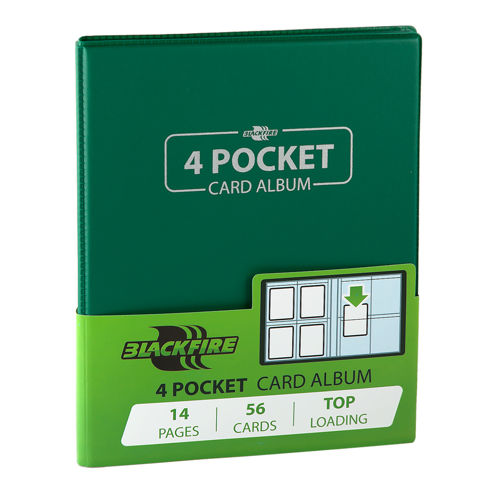 Альбом Blackfire 4 Pocket Card Album Green