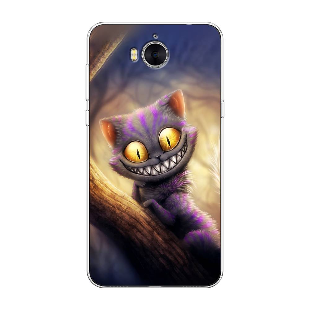 

Чехол Awog на Huawei Y5 2017 "Cheshire Cat", Разноцветный, 62550-1
