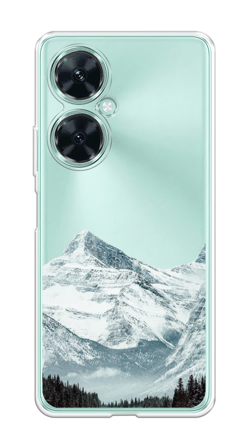 

Чехол на Huawei Nova 11i "Горы арт 1", Белый;зеленый, 6121750-2