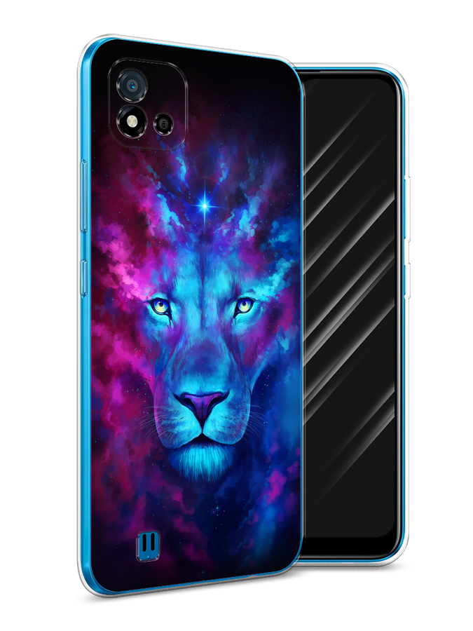 

Чехол Awog на Realme C11 (2021) "Космический лев", Разноцветный, 257550-1