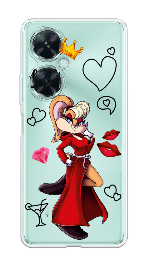 

Чехол на Huawei Nova 11i "Rich Lola Bunny", Красный;бежевый;оранжевый, 6121750-6