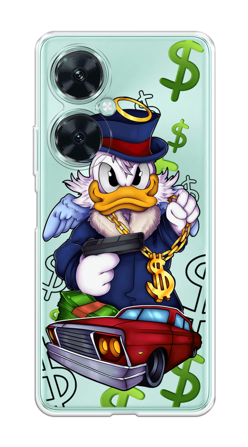 

Чехол на Huawei Nova 11i "Scrooge McDuck with a Gold Chain", Красный;синий;белый, 6121750-6