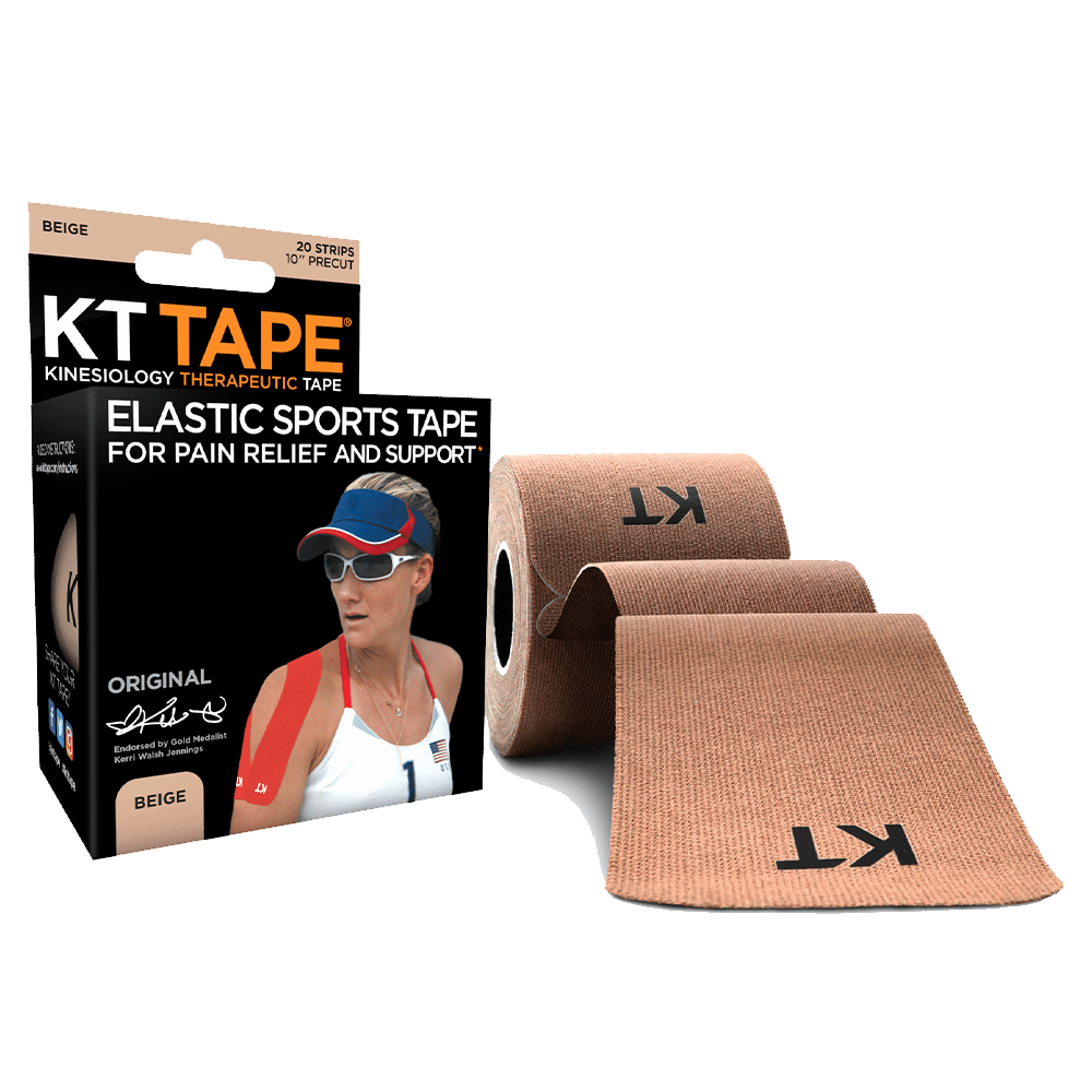 Кинезиотейп KT Tape Original Tape Precut бежевый 500 см