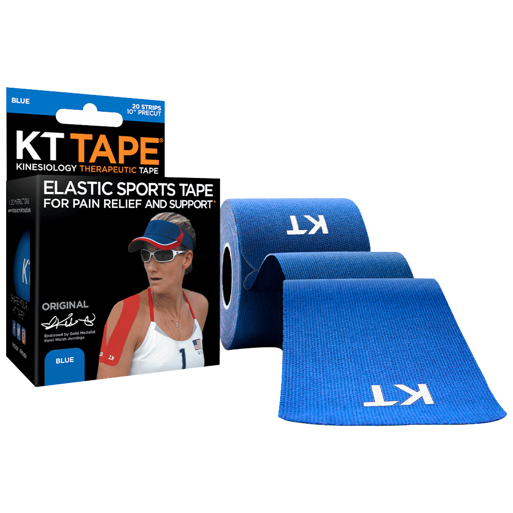 Кинезиотейп KT Tape Original Tape Precut синий 500 см