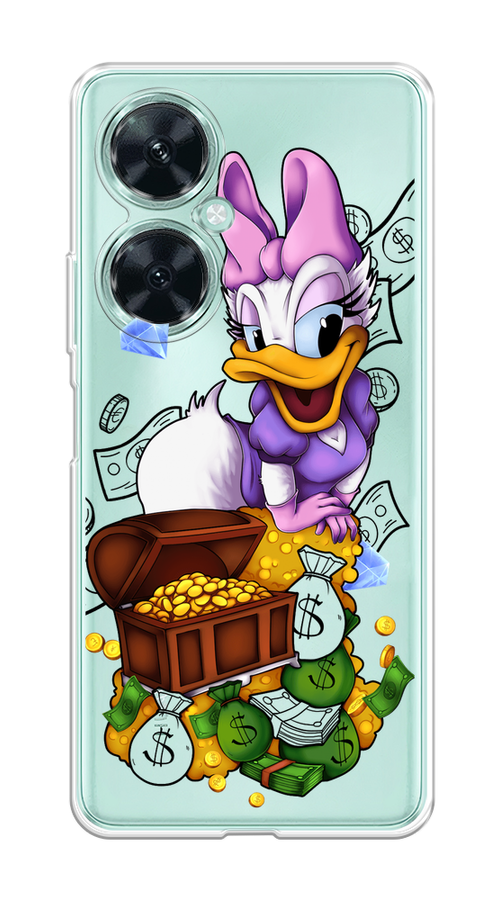 

Чехол на Huawei Nova 11i "Rich Daisy Duck", Коричневый;белый;фиолетовый, 6121750-6
