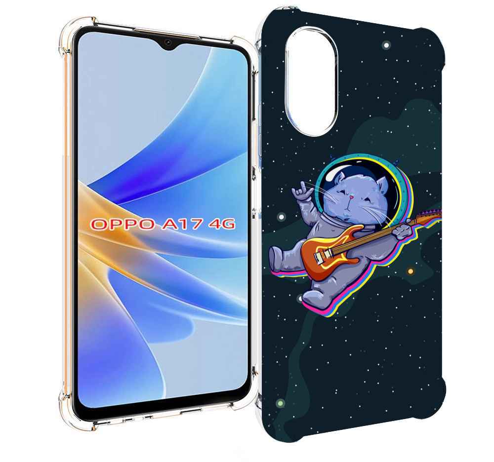 

Чехол MyPads крутой-хомяк-в-космосе для OPPO A17, Прозрачный, Tocco