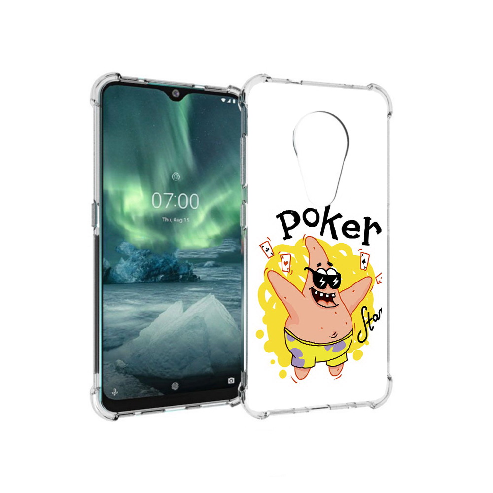 

Чехол MyPads Tocco для Nokia 7.2 Патрик (PT139171.105.133), Прозрачный, Tocco