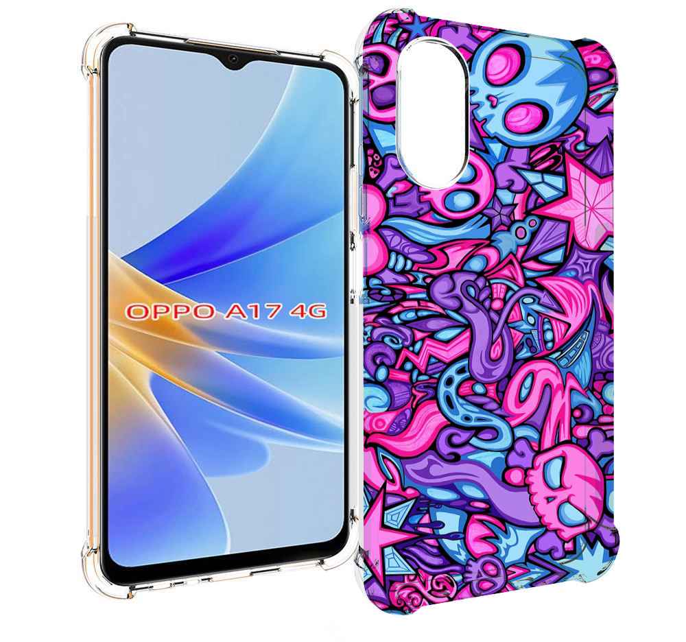 

Чехол MyPads крутой-паттерн для OPPO A17, Прозрачный, Tocco