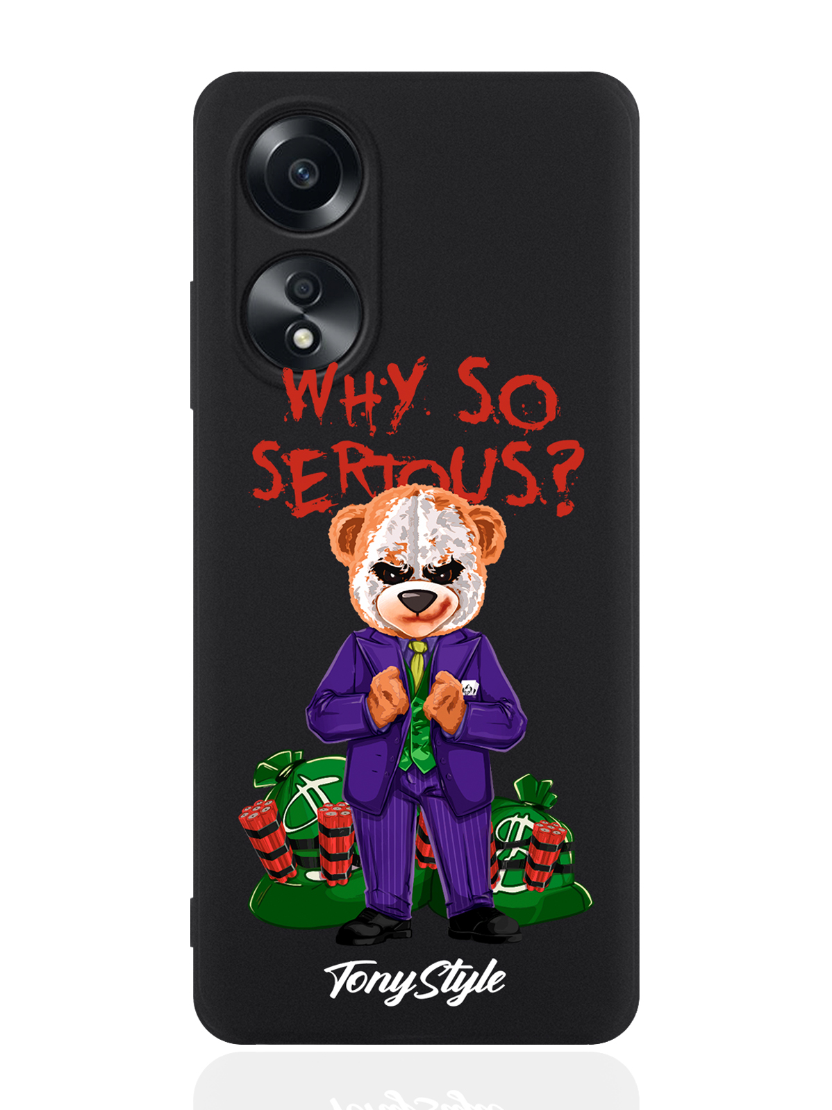 Чехол для смартфона Oppo A58 4G Tony Style Why so serious