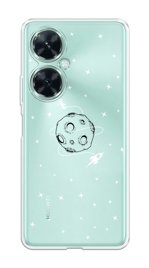 

Чехол на Huawei Nova 11i "Полет вокруг луны", Белый;серый;черный, 6121750-2