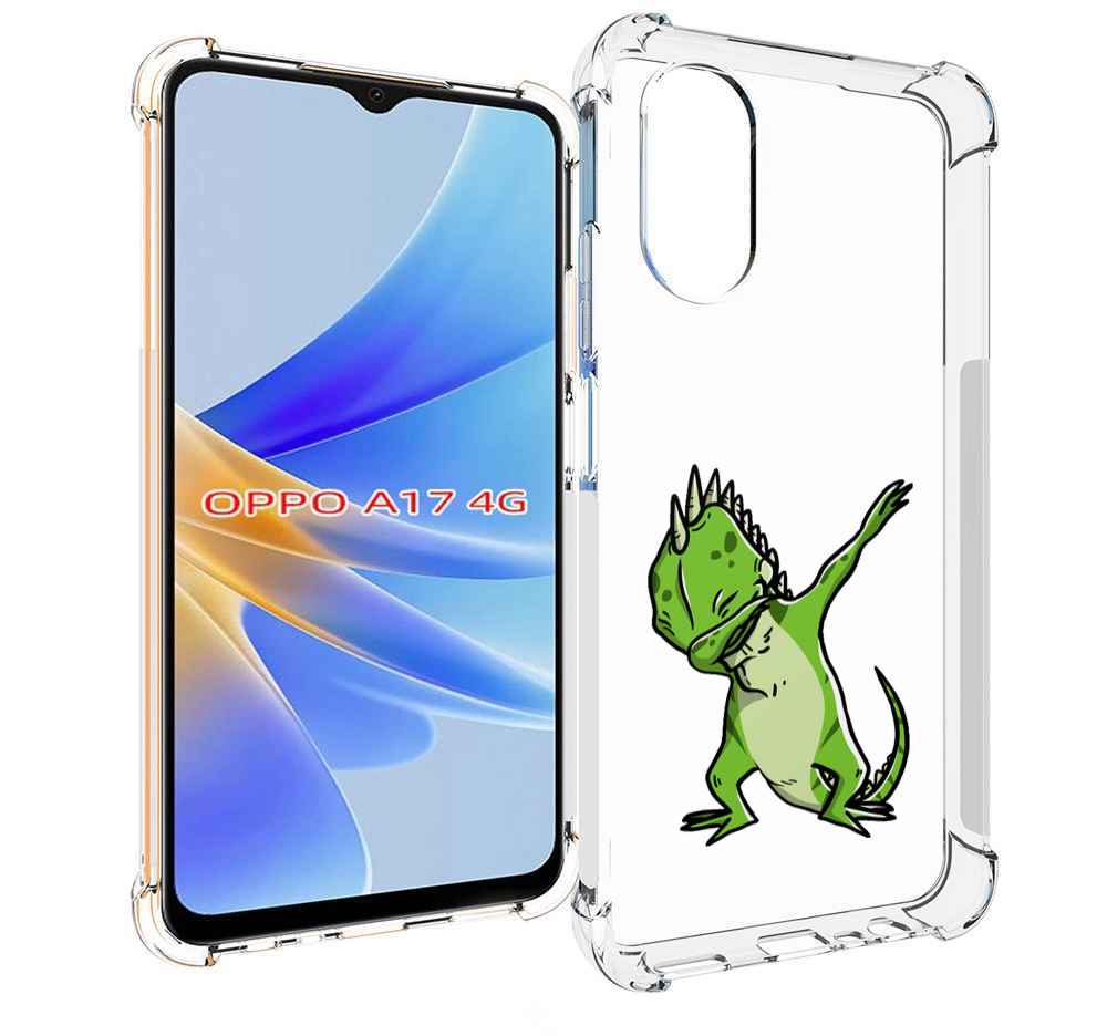 

Чехол MyPads крутая-ящерица для OPPO A17, Прозрачный, Tocco