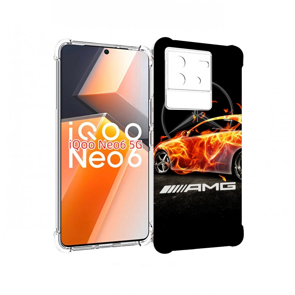 

Чехол MyPads АМГ мужской для Vivo iQoo Neo 6 5G, Прозрачный, Tocco