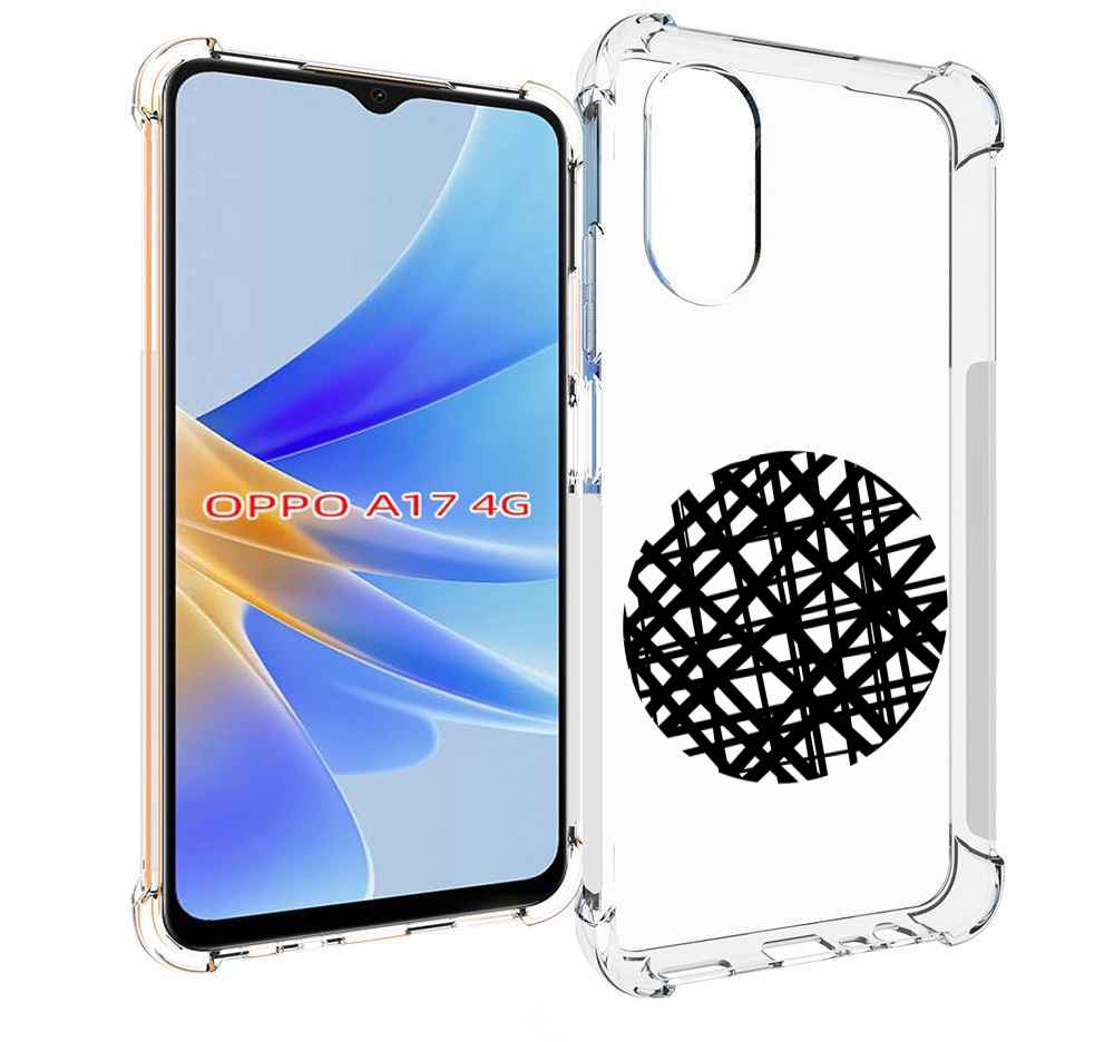 

Чехол MyPads круглая-абстракция для OPPO A17, Прозрачный, Tocco